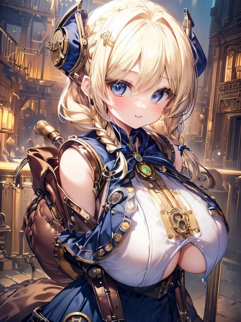 Masterpiece,Best Quality,(Super Detail),Perfect Lighting, Highly detailed CG,Super detailed,(Highly detailed eyes,Very cute face,Highly detailed face:1.3),Beautiful Anime Girl,(Solo Girl),(Super huge boobs:1.9),(Sensual,Glamorous:1.7),(Blonde,Shoulder-leng...