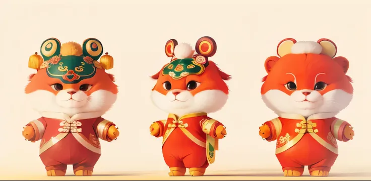 mascot，chinese，cute