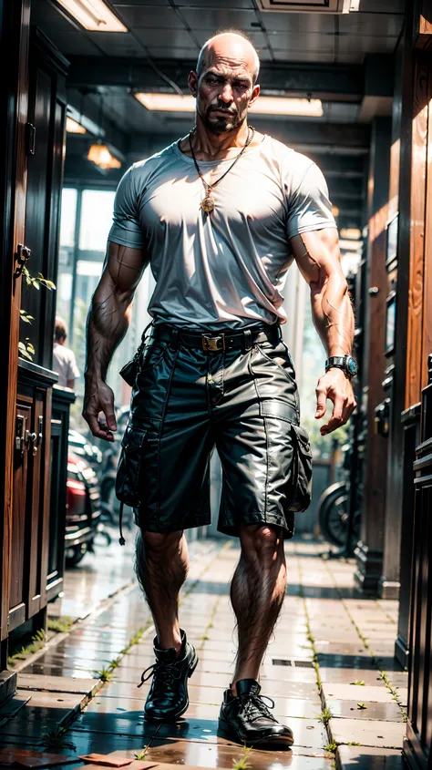 "Enjoy the visual feast as you witness the incredible transformation of the handsome 20-year-old Saitama wearing a t-shirt and shorts. A being of unparalleled strength and captivating aura. With Short black hair, brilliant personality and piercing beautifu...