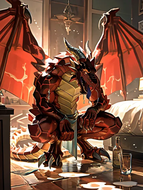 lonely, (muscular), (male human dragon):1.3, bright scales, (Kamiaki):1.3, (Common:1.4) (pray):1.23, (,wearing a short white loincloth), exquisite eyes, lizard tail,a pair of dragon horns, a pair of dragon wings, (exquisite eyes,stripe,sharp claws,cute ani...