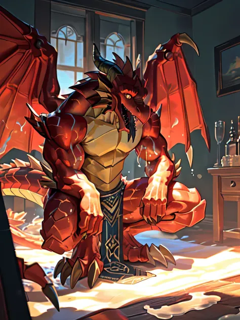 lonely, (muscular), (male human dragon):1.3, bright scales, (Kamiaki):1.3, (Common:1.4) (pray):1.23, (,wearing a short white loincloth), exquisite eyes, lizard tail,a pair of dragon horns, a pair of dragon wings, (exquisite eyes,stripe,sharp claws,cute ani...