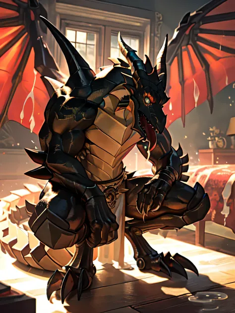 lonely, (muscular), (male human dragon):1.3, bright scales, (Kamiaki):1.3, (Common:1.4) (pray):1.23, (,wearing a short white loincloth), exquisite eyes, lizard tail,a pair of dragon horns, a pair of dragon wings, (exquisite eyes,stripe,sharp claws,cute ani...