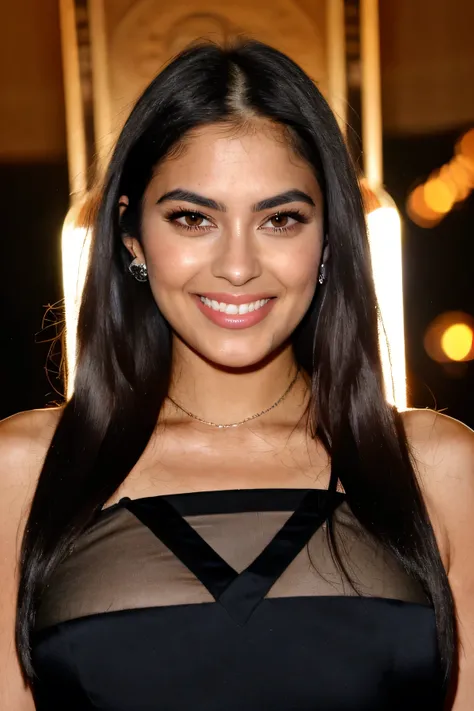 20-year old Mexican woman, (((oval and heart face shape))), ((flawless olive skin)), ((visible skin pores)), black colored hair, extremely detailed hair, long wavy hair style, ((extremely detailed long wavy hairstyle)), big beautiful eyes, (((almond shaped...