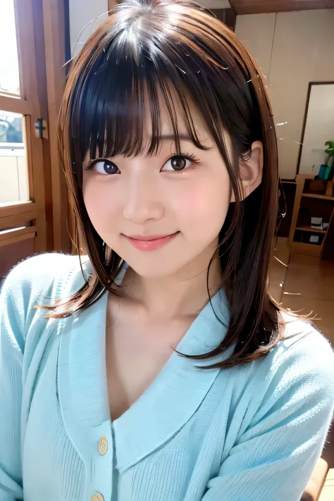 Realistic japanese beauty, cute girl, Idol Style、smile、cute、good、cute chest、Cute Lingerie、 RAW Photos, highest quality, masterpiece,Realistic, photo-Realistic,clear (concentrate:1.1),Professional Lighting, Beautiful Face, highest quality,Ultra-high resolut...