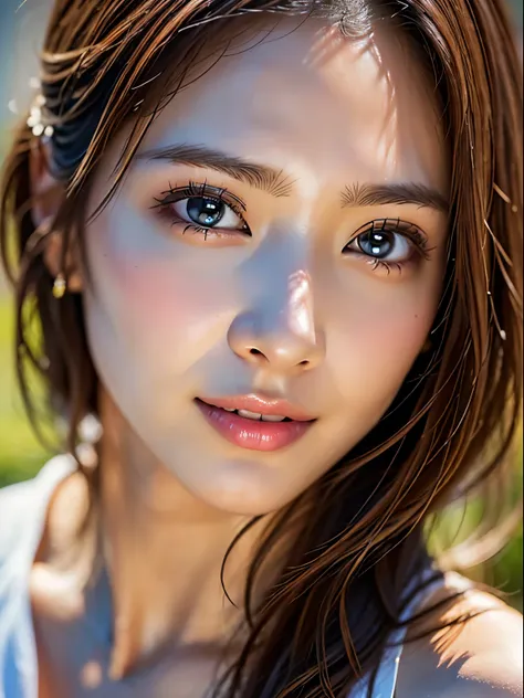 ((highest quality)),(超A high resolution),(Very detailed),(Detailed Description),((The best CG)),(masterpiece),Very detailedなアート、(highest quality、8k、32k、masterpiece)、(Realistic)、(Realistic:1.2)、(High resolution)、Very detailed, (Close-up face:1.6), Very beau...