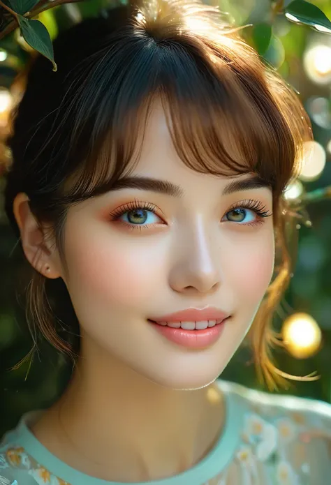 (Top Quality, Super Detailed, Realistic: 1.37), Beautiful Detailed Eyes, Beautiful Detailed Lips, Highly Detailed Face, Long Eyelashes, 1 Girl, 18 Years Old, French-Japanese mix, lapis lazuli eyes, Soft Whisper, Dreamy Gaze, lightness, perfect skin, pure i...