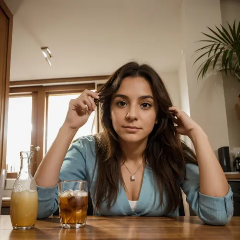 Crea una imagen que refleje una vida saludable y diferente, alejada de todo lo malo como el alcohol y drogas donde se pueda apreciar una persona fuerte y con objetivos 