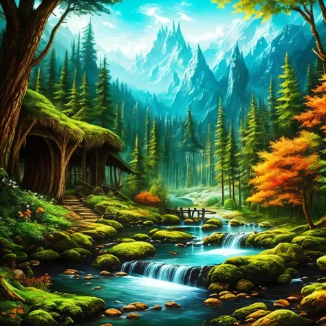 background, fantasy, fantastic, fantasy, forest