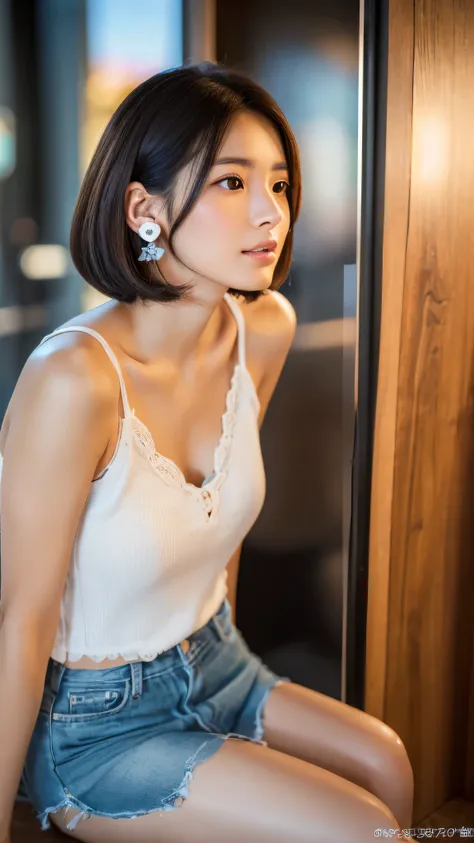 (Ultra - High Resolution:1.5)(Ultra-detailed:1.3) (super high quality) (Ultra HD:1.5) (Realistic photos:1.3) Japanese women　21 years old　((Fine and beautiful face:1.3)) ((Realistic skin textures:1.3)) ((Precise, high-quality eyes:1.3)) ((Detailed and high-...