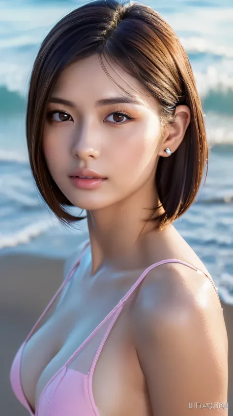 (Ultra - High Resolution:1.5)(Ultra-detailed:1.3) (super high quality) (Ultra HD:1.5) (Realistic photos:1.3) Japanese women　21 years old　((Fine and beautiful face:1.3)) ((Realistic skin textures:1.3)) ((Precise, high-quality eyes:1.3)) ((Detailed and high-...