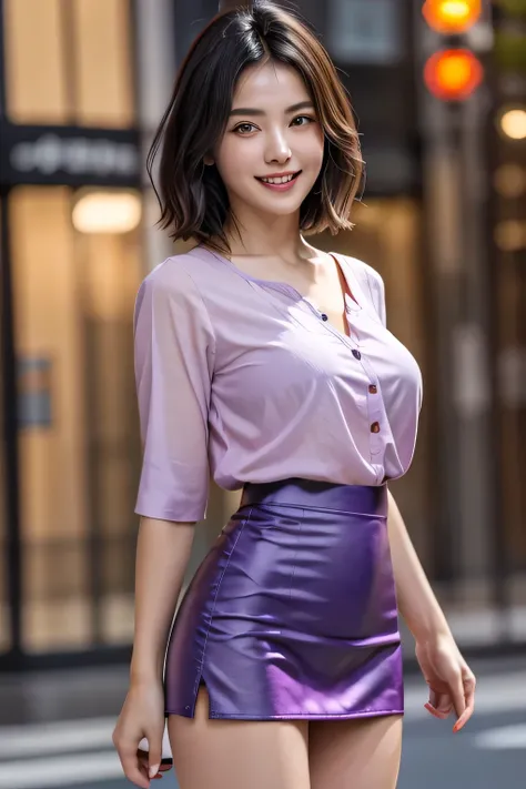 (Photorealistic:1.4), (Very detailed), (highest quality), (Best Shadow), (masterpiece), Ultra-high resolution, 1 The Ultimate Beautiful Mature Woman, Very detailedな顔, (Perfect Teeth), Beautiful Eyes, double eyelid, eyelash, Lip details, Short black hair, (...