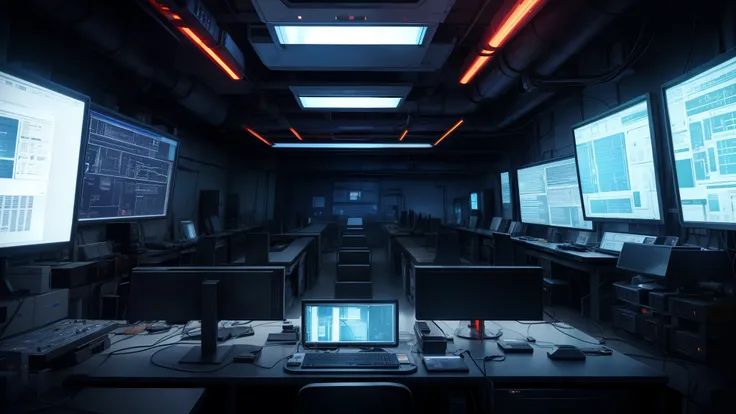 In a cyberpunk laboratory with the smell of rusty metal、There was a huge gun placed there that was taller than me.。The barrel of the gun、Thick and long enough to overwhelm the viewer、It emitted a cold light。On the desk、Huge bullets like miniature missiles ...