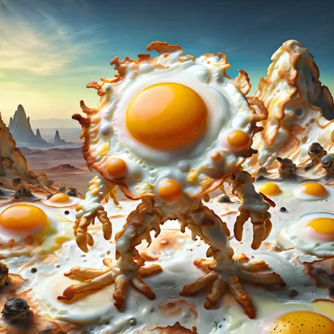 a ral-friedegg colorful alien on a strange planet,realistic,highly detailed,realistic,lifelike,studio photo,highly detailed,colo...