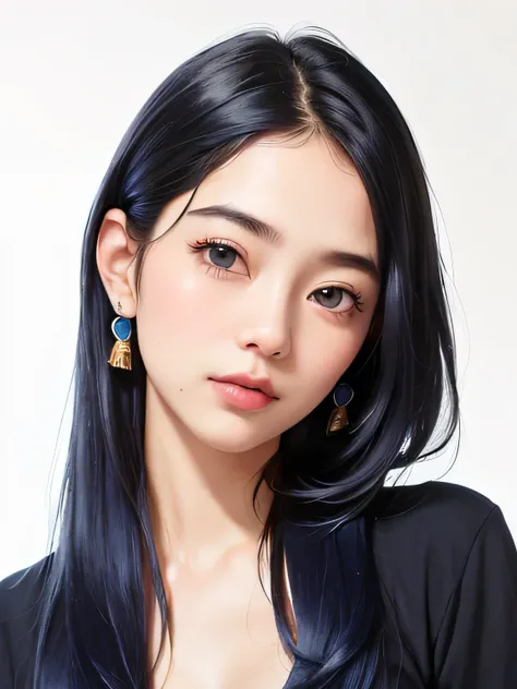 ((vivid, Realistic: 1.5), No background: 1.0, Portrait of a beautiful 17 year old Japanese girl: 1.2, Light Gray Background: 1.1, Breast augmentation: 1.5, cute: 1.0,Depicting from head to waist、Follow me please (sit and smile): 1.2,
Very long hair: 1.2, N...