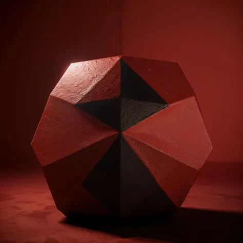 Um triangulo vermelho gigante