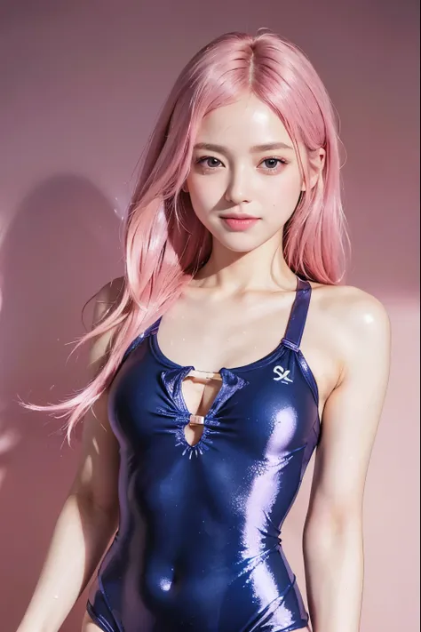 (8k, highest quality, masterpiece:1,2), (Realistic, Photorealistic:1.37), Super Detail, One Girl,), (Very detailedな), (Beautiful and detailed eyes), (highest quality), (Very detailed ), (masterpiece), (Detailed face),20-year-old, ,1 girl, ((Pink Hair,Long ...