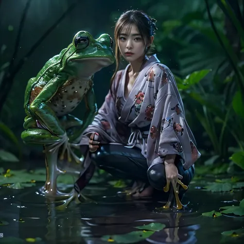 (highest quality、4k、8k、High resolution、masterpiece: 1.2)、Super detailed、(Real、Photorealistic、Photorealistic: 1.37)、Full Body Portrait、media: Fantasy、Horror、ダーク Fantasy、Creatures、ハイブリッド Creatures、(Anatomically correct fingers: 1.4 )、(The upper body of a bea...