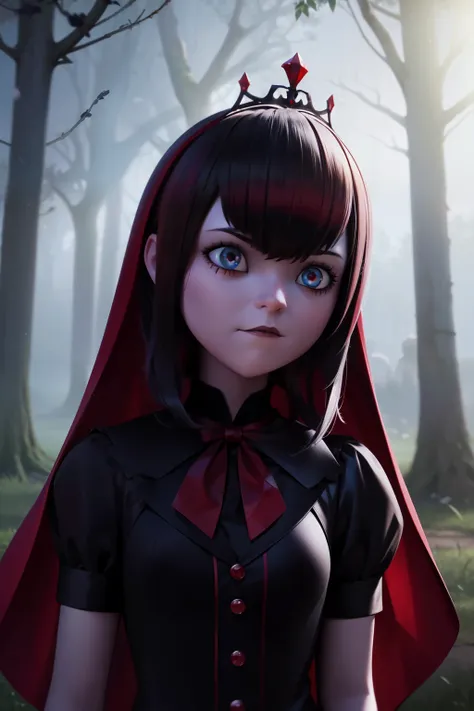 red queen, horrifying alice in wonderland-inspired cosplay, cinematic quality: ar9:16,
detailed accurate costume design: red and...