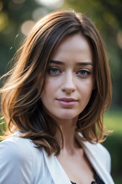 (realistic, photo-realistic:1.37),(8k, RAW photo, best quality, masterpiece:1.2), cute Emily Blunt, ultra-detailed, heart-shaped pupils, physically-based rendering, ultra high res, kodakvision color, shot on Arricam LT Camera, bokeh, sharp focus, looking a...