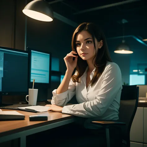 Stressed individual sitting with professional property financial advisor office 
Perfect face) best  Detailed  background 
explanation scene unique