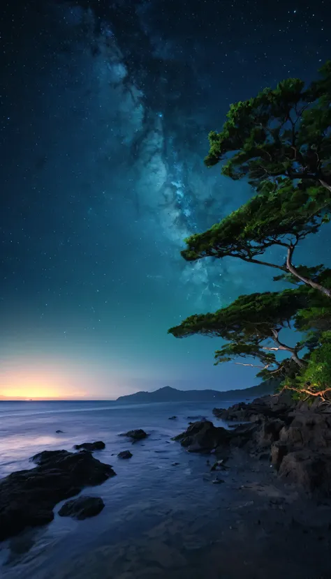 null、forest、Ocean、night、High resolution、nature、