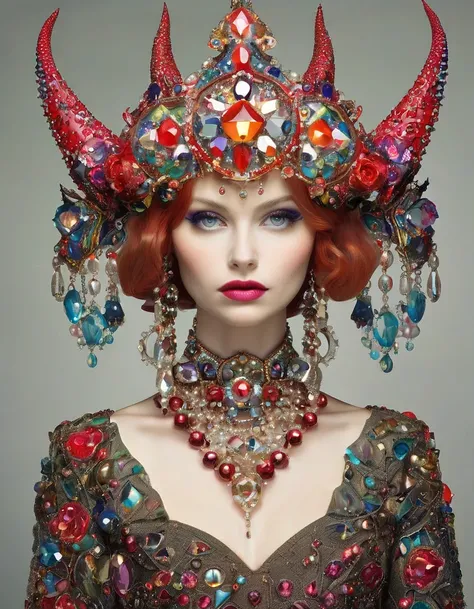 Demons Crown, in style of Del Kathryn Barton