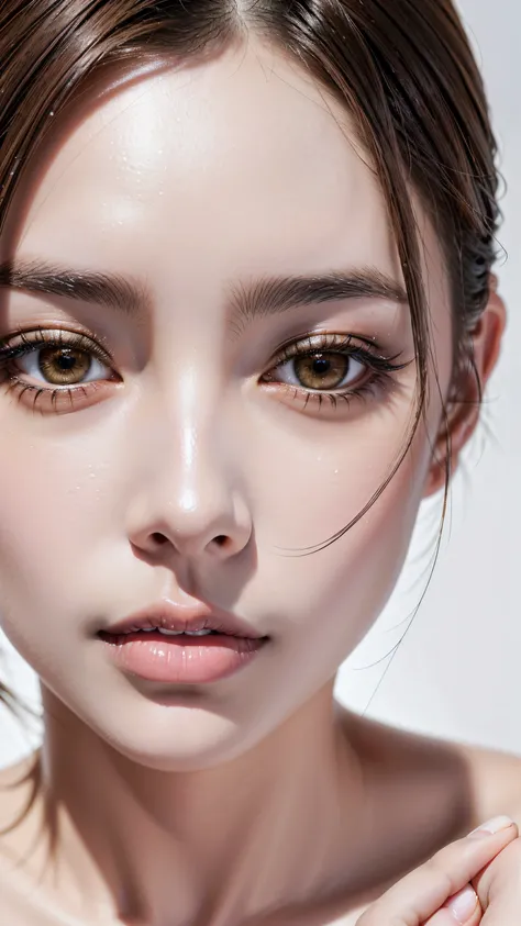 ((the most absurdres quality eyes:1.3)), (((absurdres quality natural beautiful cute sharp face), ultra insanel details:1.35)), (light pale complexion), ((clear no blur and sharp perfect round realistic brown_eyes:1.4), ultra insanel details:1.3), ((finaly...