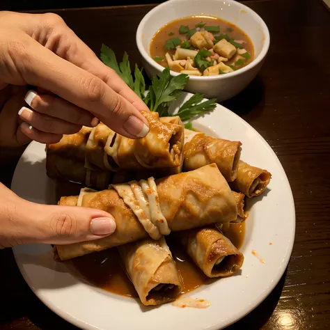 Lumpia or egg rolls