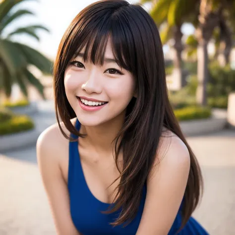 1girl
3d
asian
bangs
bare shoulders
blurry
blurry background
blurry foreground
bokeh
breasts
brown eyes
brown hair
collarbone
co...