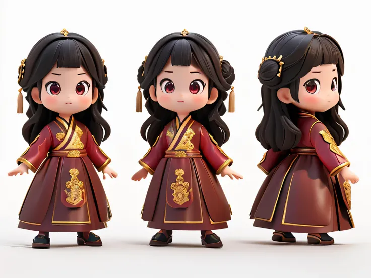 best quality, 4k, 8K, High resolution, masterpiece: 1.2), Super detailed, (lifelike, Photo-like lifelike, Photo-like lifelike: 1.37), Three Views, Three heads, Punk Girl