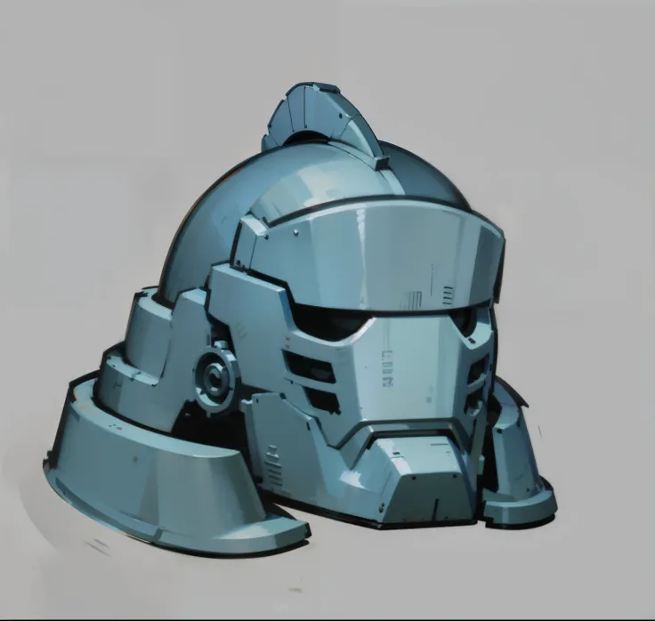  Q version armor blue HD steel refining helmet