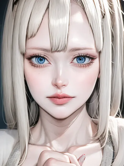 (sfw:1.8),real、8k、(masterpiece), (very complicated:1.3), (realistic), 1 female、woman portrait、23 years old、round face、blue eyes、...