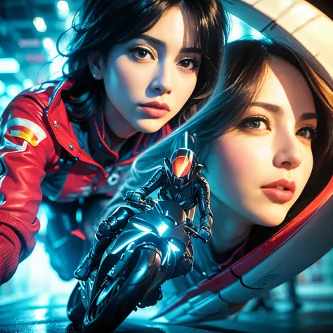 Futuristic helmet