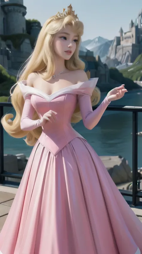 ((1 girl)), masterpiece, (high quality, Best Rendering), (beautiful girl, Aurora), (bomb, Pin-up Style), hot, Floss, Perfect body, 4K HD, disney Princess, beautiful female Princess, anime Princess, HD artwork, Official Art, a cartoon by disney, beautiful P...