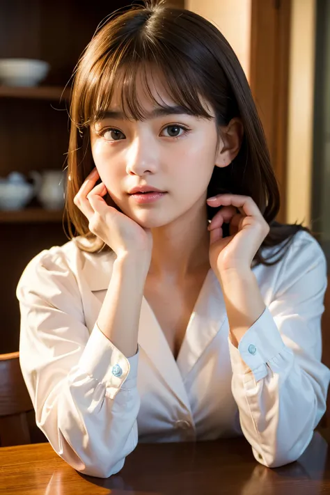 ((highest quality)), ((Tabletop)), (detailed), Perfect Face、12-year-old girl、camisole、The lender&#39;s organization is very short、he is short、Laughter、city(Tokyo cityscape)