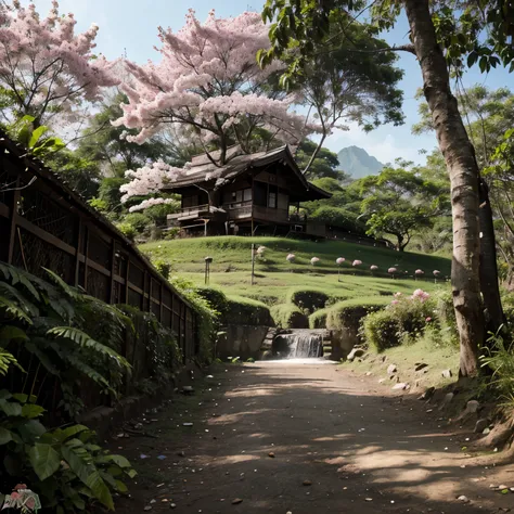 Gunung dah pohon sakura