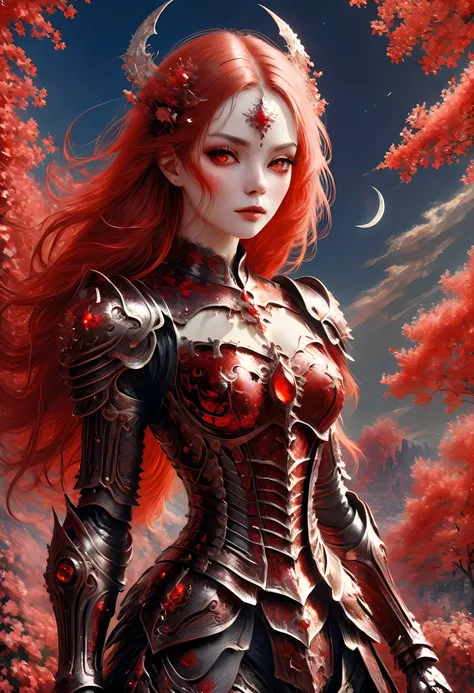 (Claude Monet Style:1.5)Arafed, dark fantasy art, gothic art, a picturק of a vampire ready for battle, female vampire, armed with a sword, wearing heavy armor , armed with a sword, shining sword, ultra detailed face (intricate detailed, Masterpiece, best q...