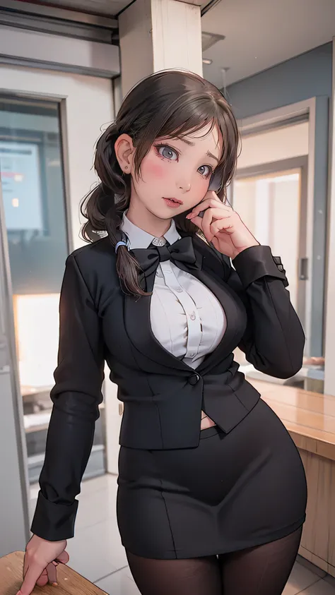 1woman,random office lady fashion,(Thin type),(large breasts),(random sexy pose),(random hairstyle),(Highest image quality,(8K), Ultra-realistic, Best Quality, High quality, High Definition, high quality texture, high detailing, Beautiful detailed, fine de...