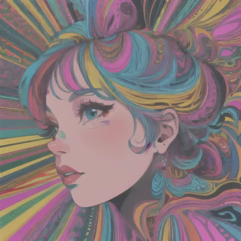 p4a psychedelic 1girl