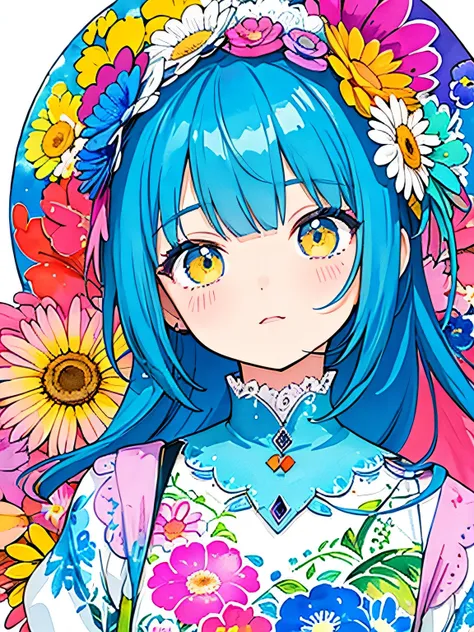Komugiko 2000 Style、(((stylish fashion))), 8K Quality、Intense watercolor, Detailed watercolor art, Watercolor splash, Surreal, avant-garde pop art, Beautiful and expressive paintings, Beautiful artwork illustration, Very colorful tones, wonderful, Cool bea...