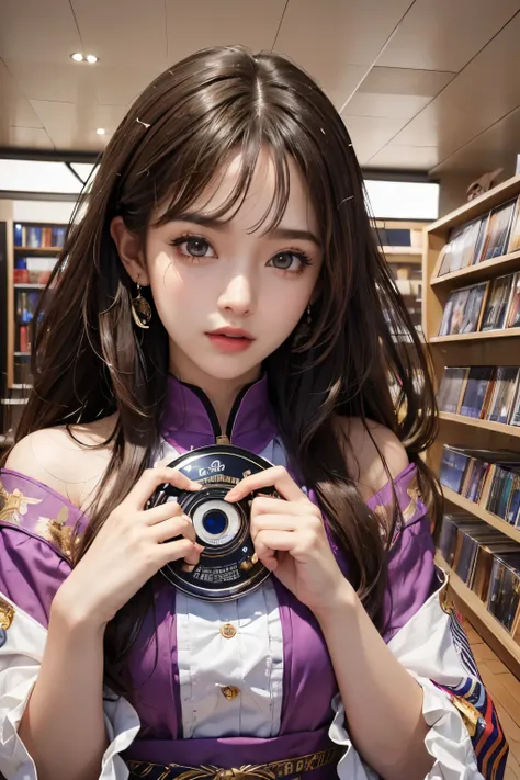 ((highest quality、8K、masterpiece:1.3))、standing、Sharp focus:1.2、(Realistic、Photorealistic:1.37)、Laughter、Woman with beautiful face、28 years old、Pointed Chest、Long eyelashes、Colored Contact Lenses、big 、Delicate、Very fine grain、Highly detailed eyebrows、（Shar...