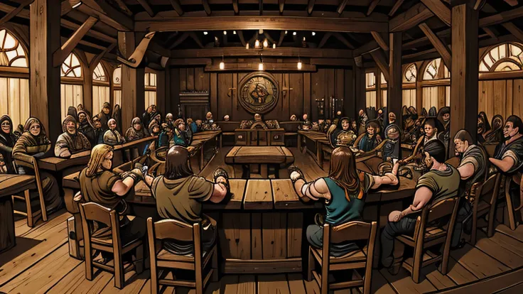 Inside the bustling Dorf Tavern, a special space catches the attention of all the adventurers and warriors gathered there: the Ring of the Brave. This ring is a solid wooden circle in the center of the tavern, surrounded by benches where spectators gather ...