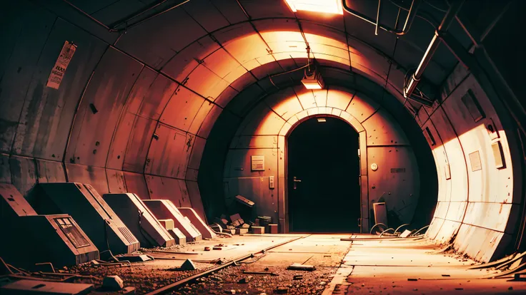 underground apocalyptic bunker wallpaper