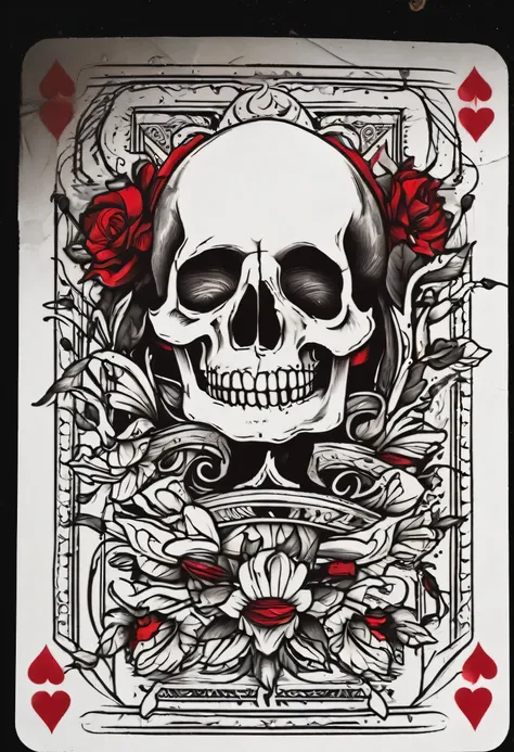 Make tattoo designs from a deck of cards 