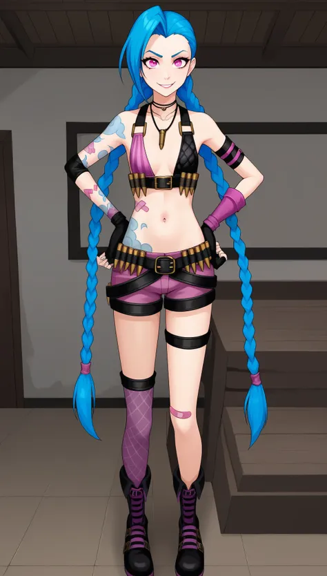 Jinx .League of Legends. - Comission LoRA PonyXL .NS1W Support.