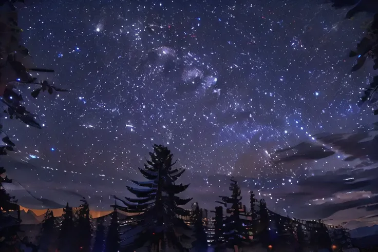 Stars and Mountains々Night sky with the background, Stars shining in the distance, Night covered in stars, Starry Sky, Twinkling distant stars, Night Sky Photos, Stars shine at night, Stars in the night sky, breathtaking stars, Starry Skyの夜, Stars above々, S...