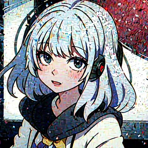 Girl listening to music