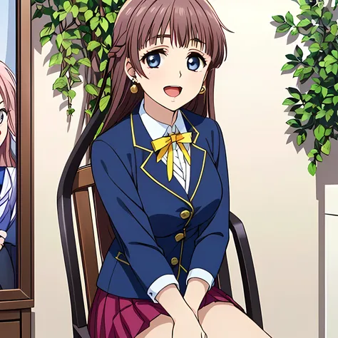 highest quality, (masterpiece:1.2), Very detailed, ((((Game CG)))), ((((A portrait by Renoir of a very noble and elegant 18-year-old aristocrat wearing a and sitting in a chair.)))), ((The girl everyone loves)), (((((Very beautiful, wavy, long flaxen hair...