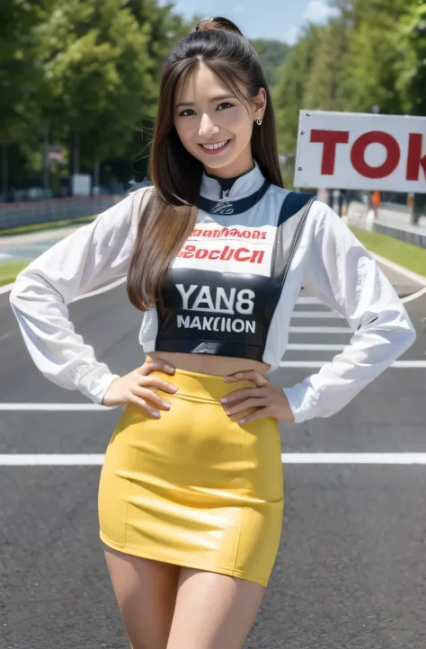 ((highest quality、In 8K、masterpiece:1.3))、Grid Girls、Race Queen