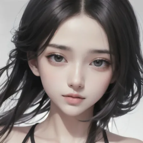 ((best quality)), ((masterpiece)), (detailed), perfect face. black hair. asian girl. ulzzang. black eyes.